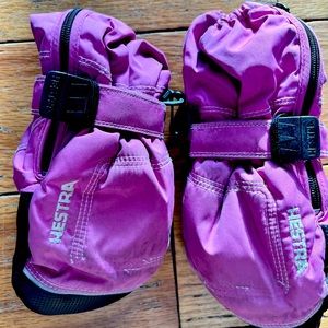 Hestra Girls Zip Mittens - Size 5